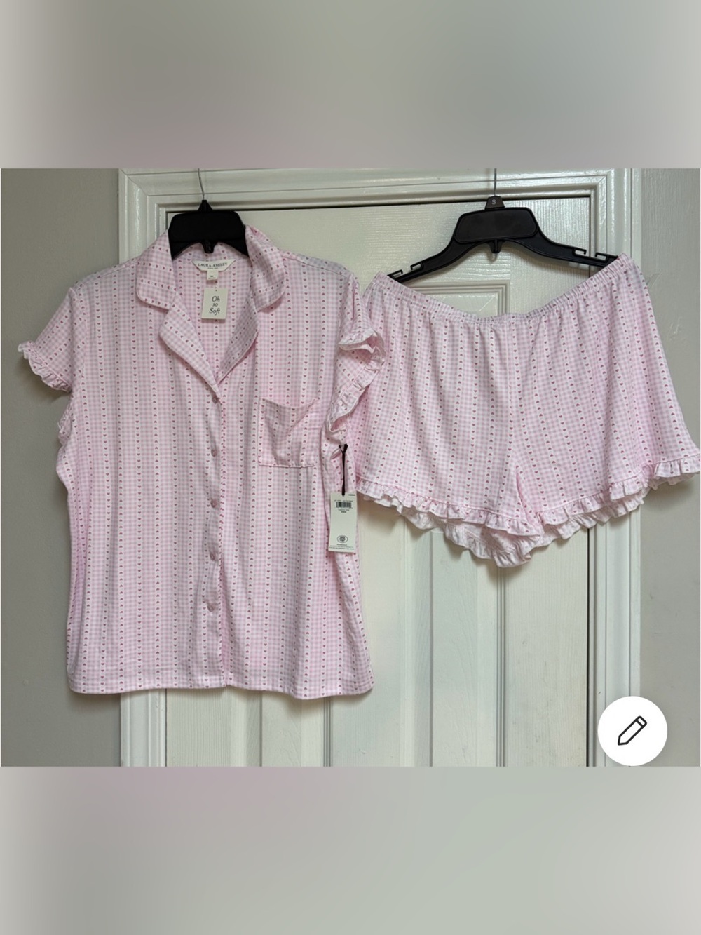 NWT Laura Ashley Short Pajama Set
